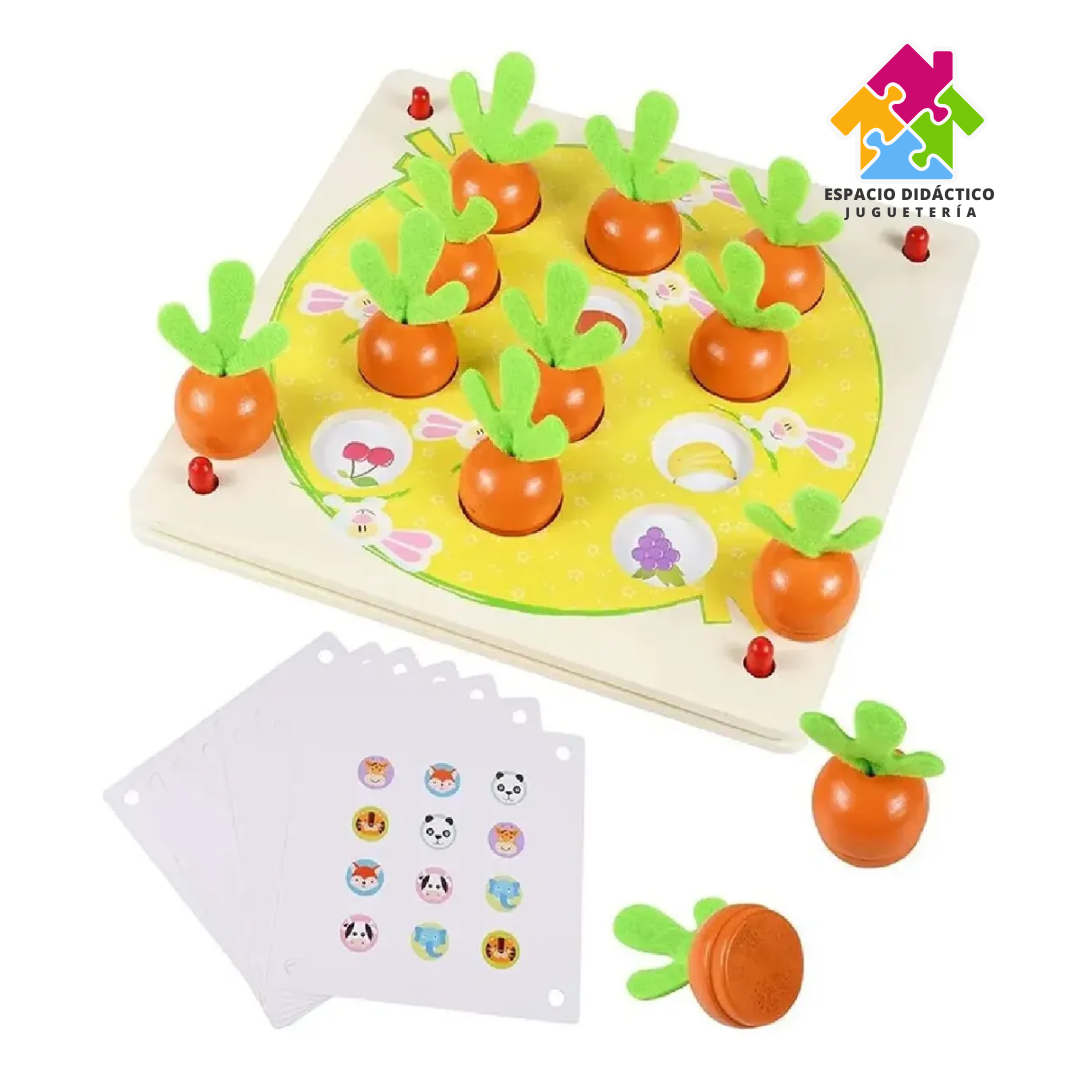 JUEGO MEMORIA ZANAHORIA / MULTI-FUNCTION MEMORY CHESS - Imagen 2
