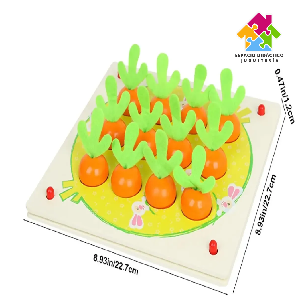 JUEGO MEMORIA ZANAHORIA / MULTI-FUNCTION MEMORY CHESS - Imagen 3