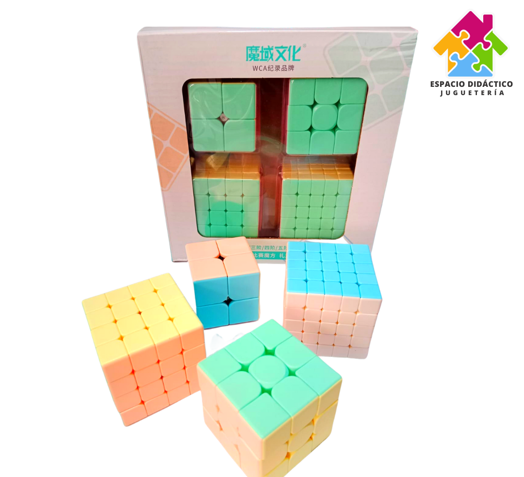SET X 4 PASTELES FACE