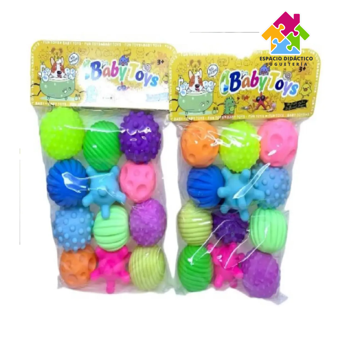 PELOTAS SENSORIALES X 12 PCS - Imagen 3