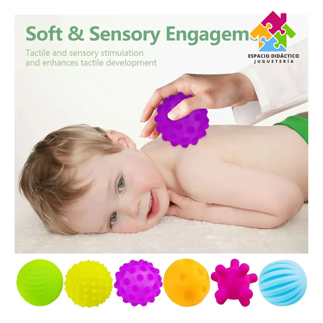 PELOTAS SENSORIALES X 12 PCS - Imagen 2