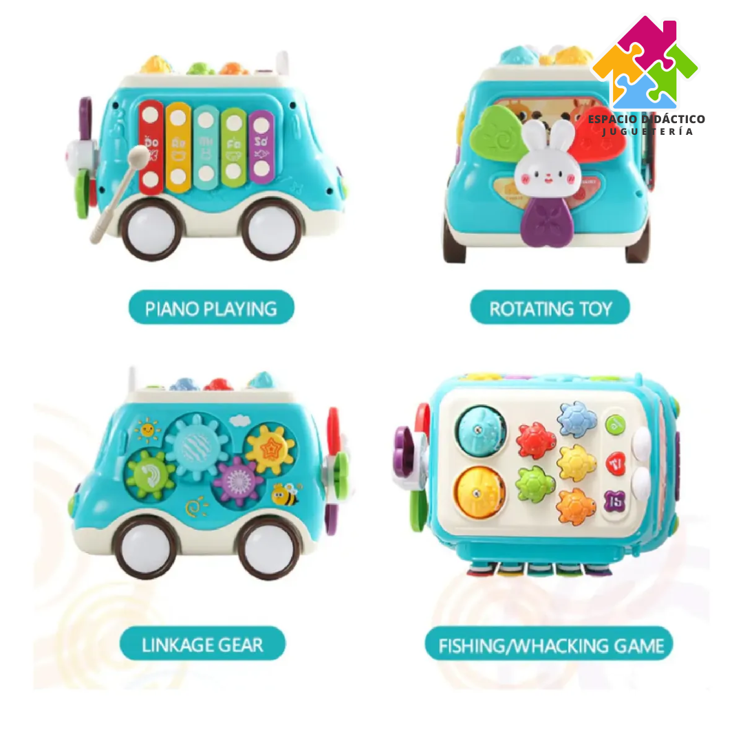 CARRO DE ACTIVIDADES / 6 EN 1 ACTIVITY LEARNING CAR - Imagen 2
