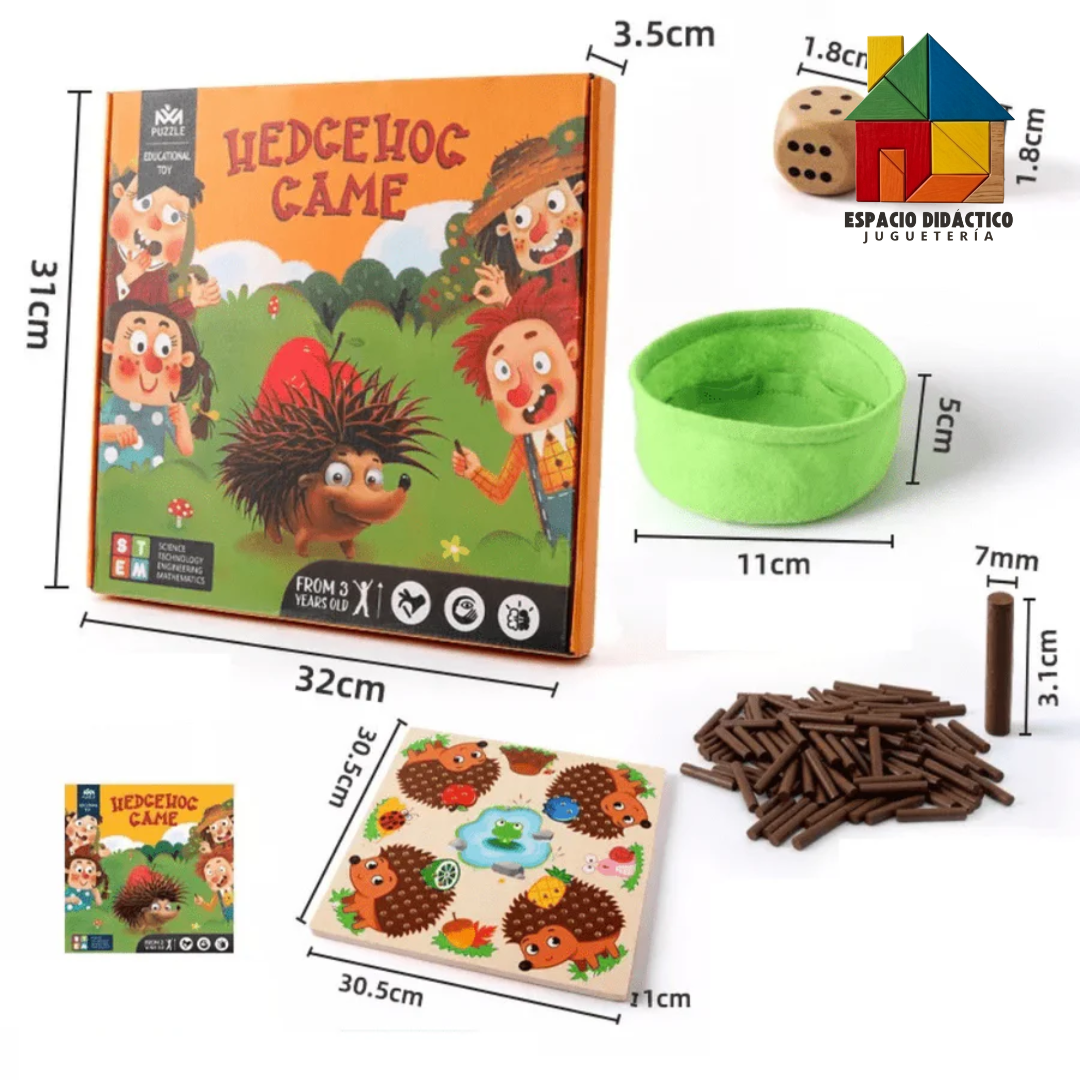 HEDGEHOG GAME- ERIZO NUMERICO - Imagen 2