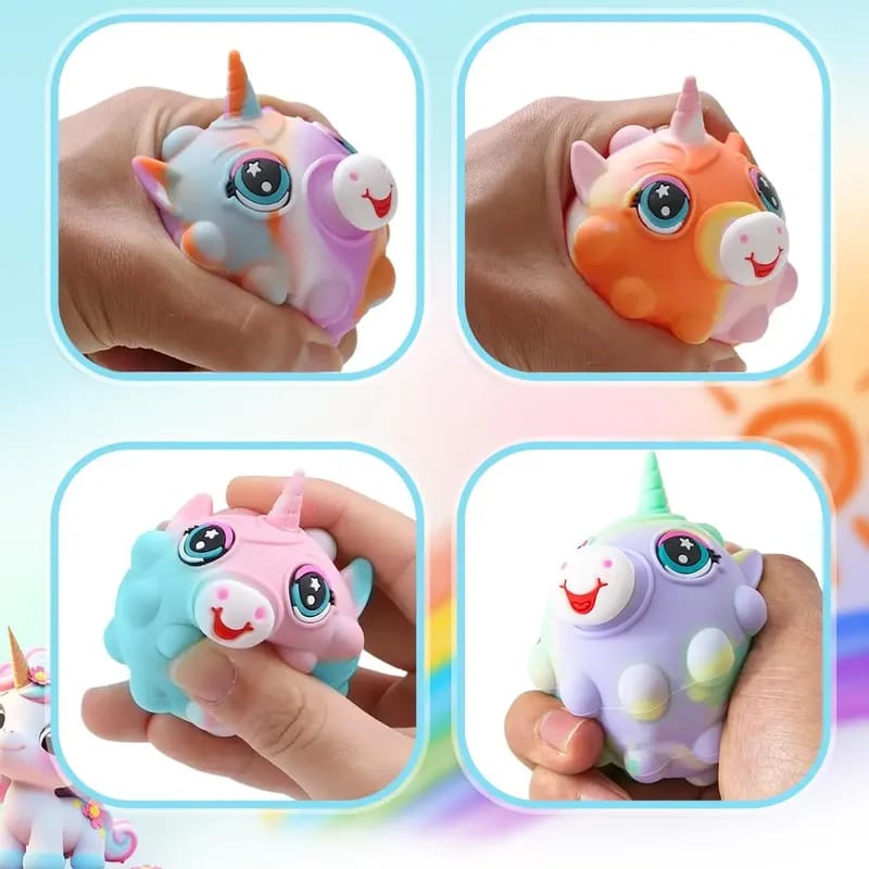 PELOTA POP IT CON TEXTURAS Y LUCES / FIDGET POP BALL - Imagen 4
